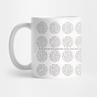 F Scott Fitzgerald :The Great Gatsby Mug